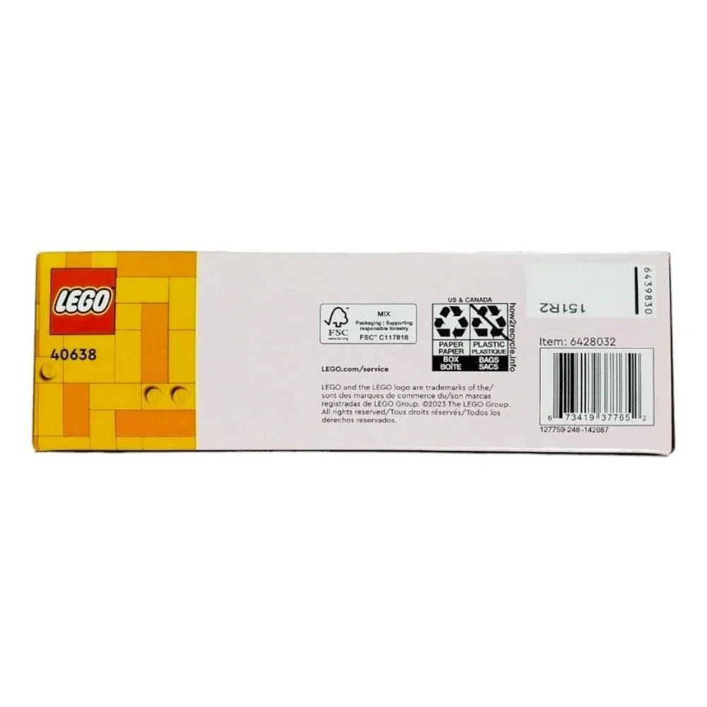 LEGO Valentine Heart Ornament 40638 Valentines Day Customizable